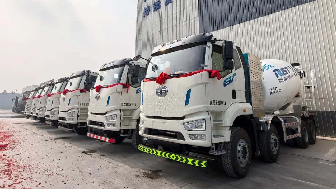 復購見證實力！中集車輛新能源攪拌車再赴中原熱土