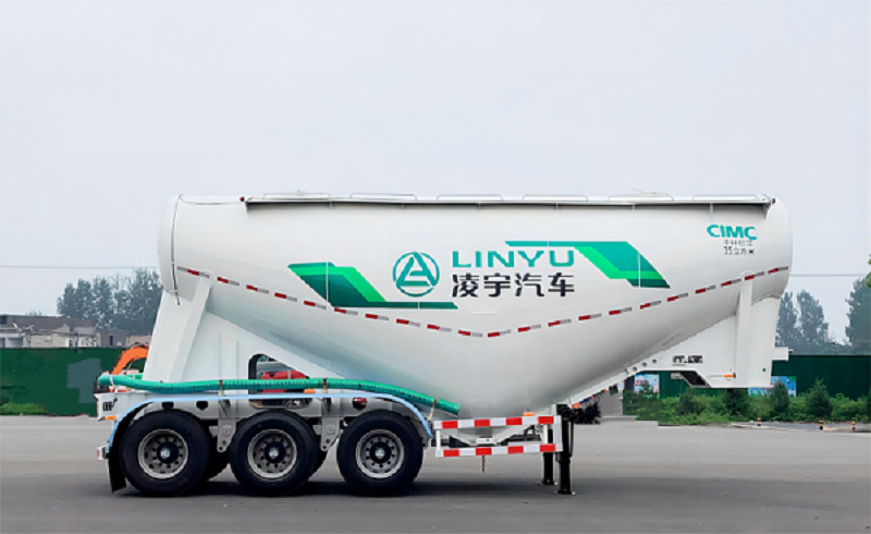 中集凌宇升級(jí)版干拌砂漿運(yùn)輸半掛車所帶來(lái)的優(yōu)勢(shì)！