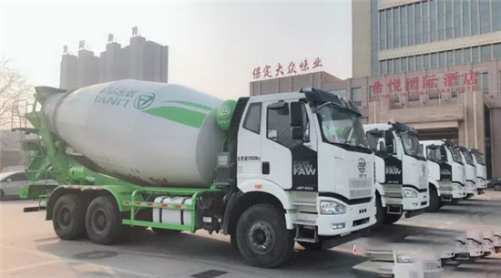 感謝有你，雄安有我！35臺凌宇攪拌車助力雄安新區(qū)建設(shè)